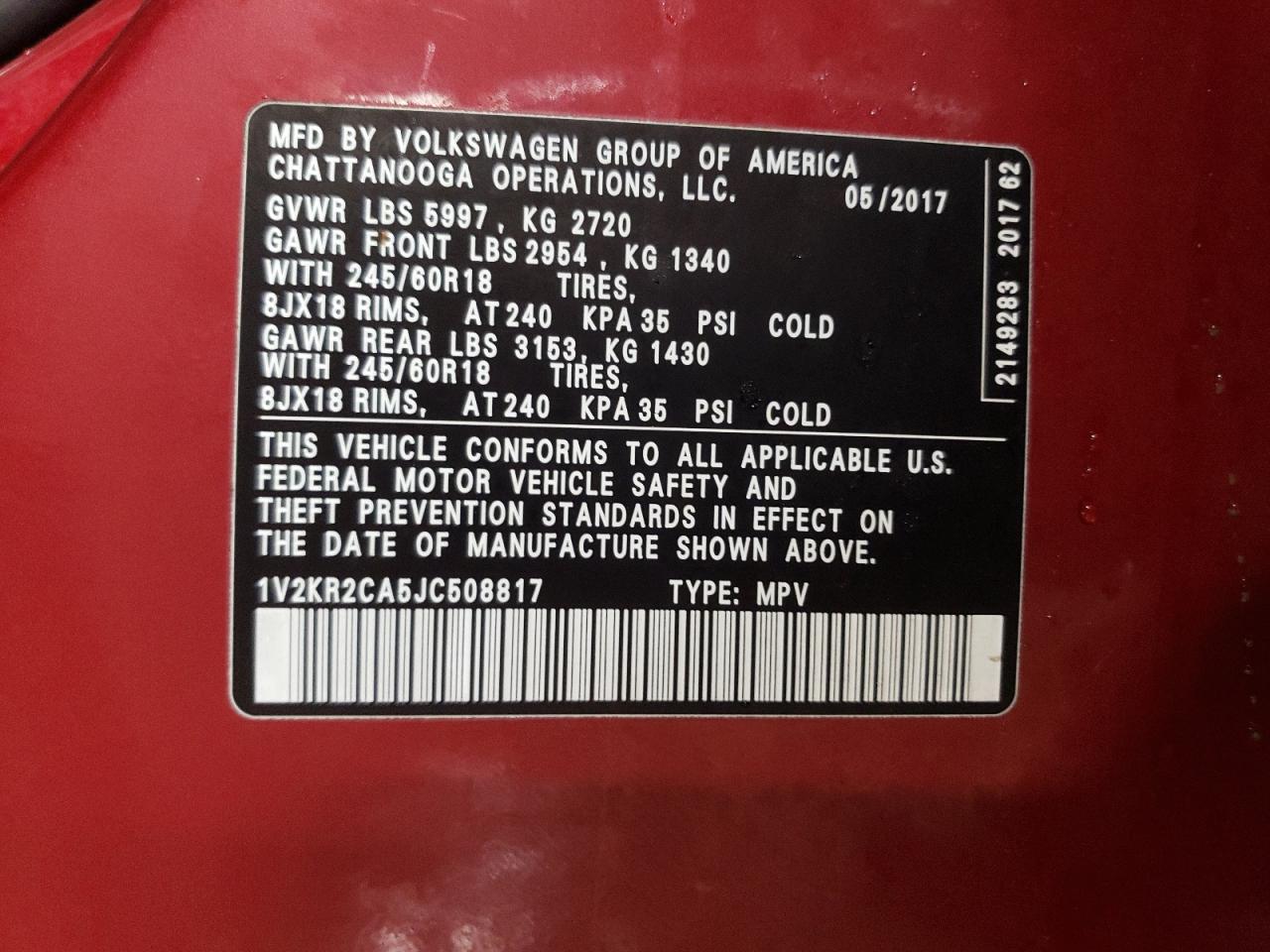 2018 Volkswagen Atlas - Image 14