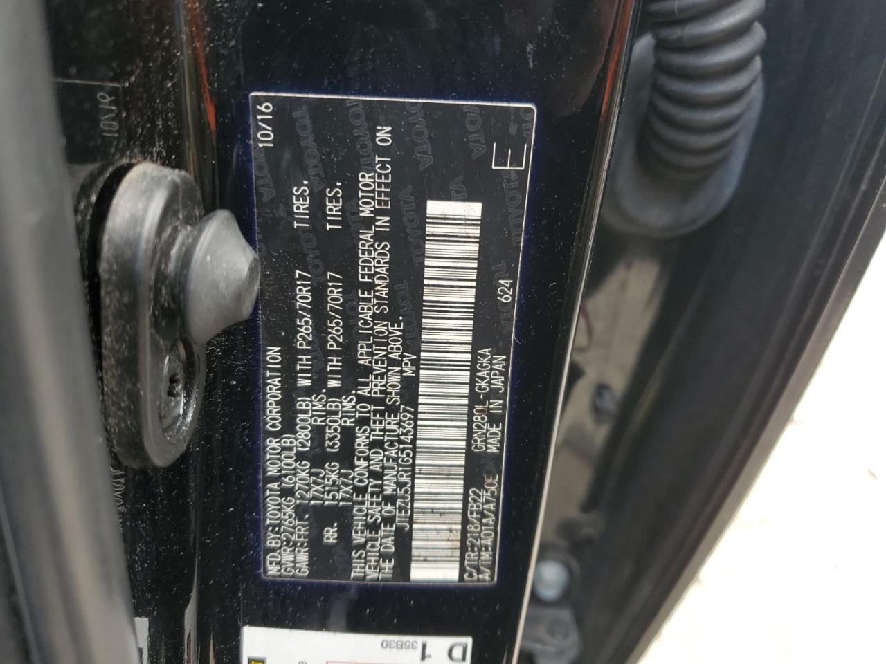 2016 Toyota 4Runner - Image 14