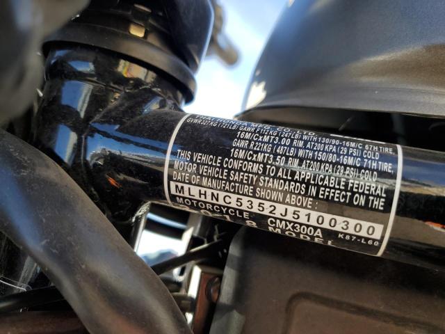 2018 HONDA CMX300 A