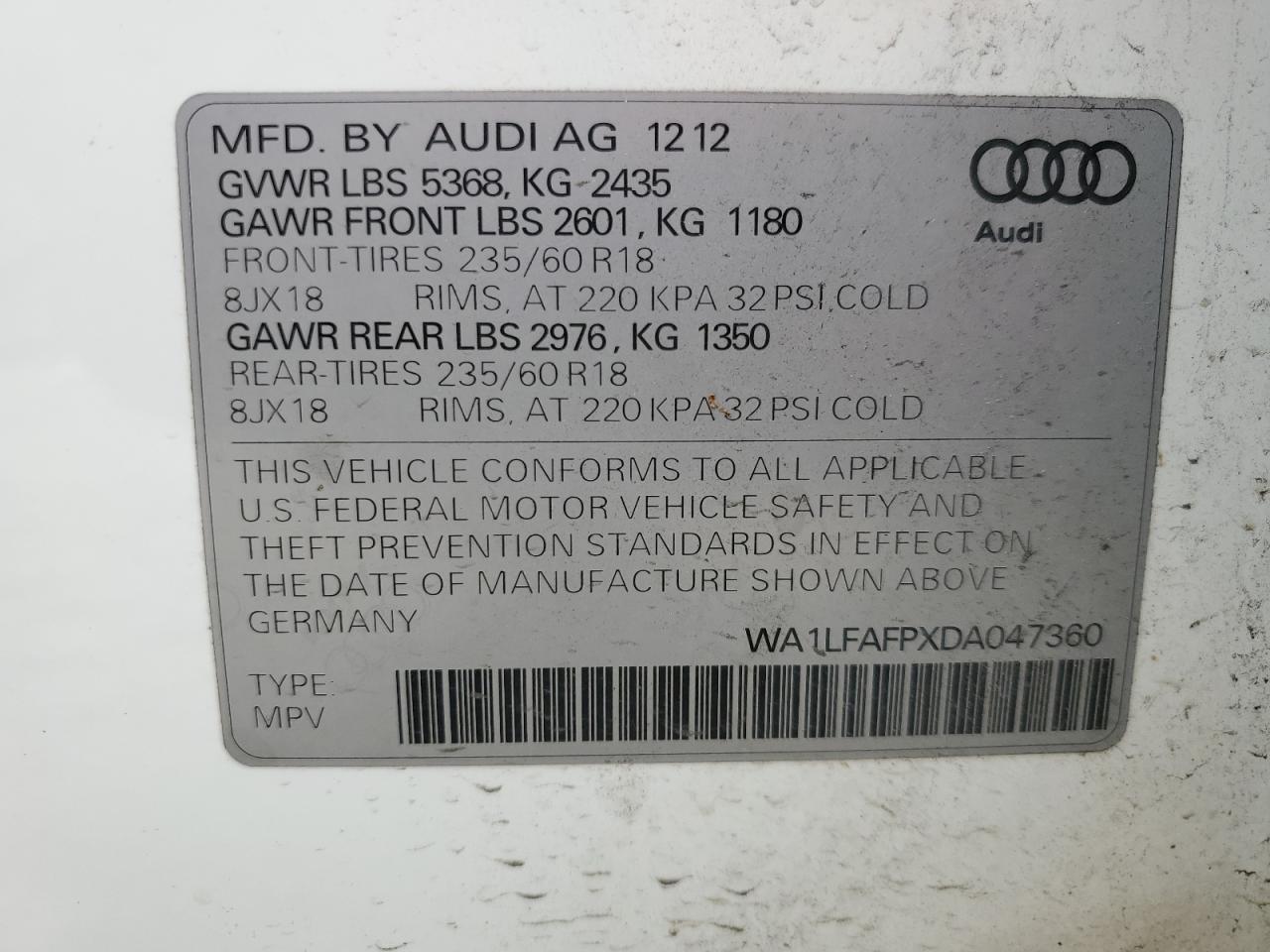 2013 Audi Q5 - Image 13
