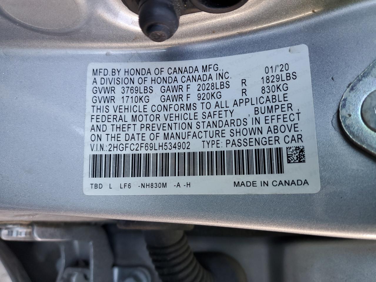 2020 Honda Civic - Image 14