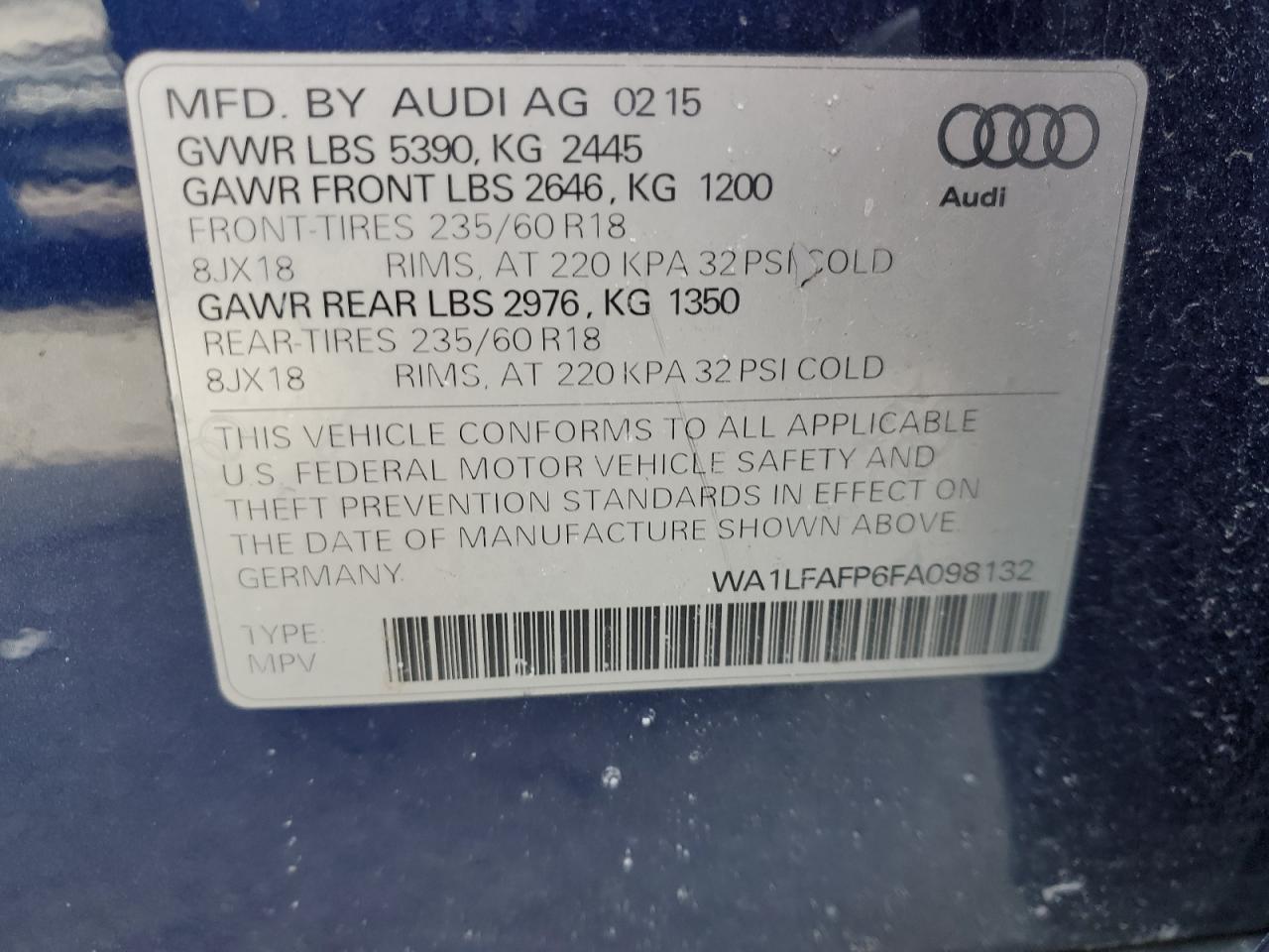 2015 Audi Q5 - Image 13