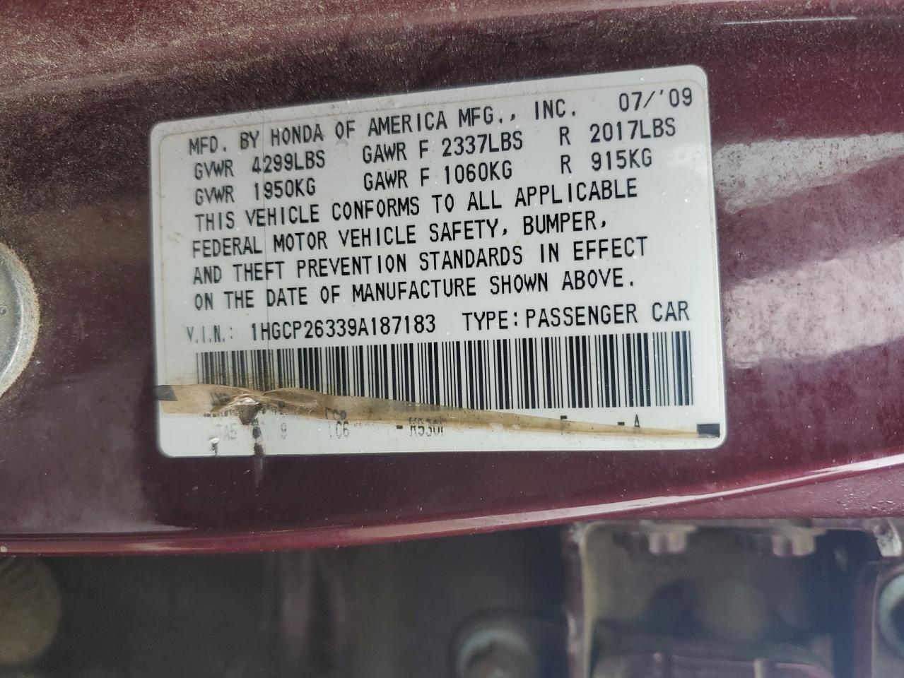 2009 Honda Accord - Image 12