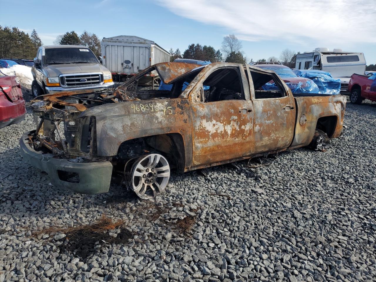 2014 Chevrolet Silverado K1500 Lt de vânzare în Ham Lake, MN - Burn