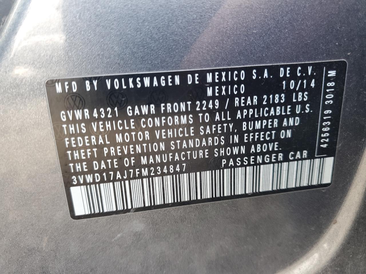2015 Volkswagen Jetta - Image 12