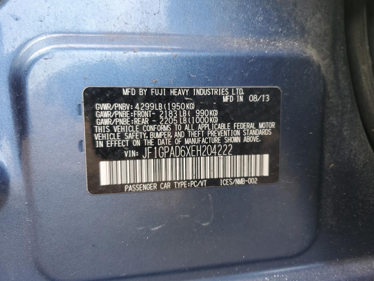 2014 Subaru Impreza - Image 15