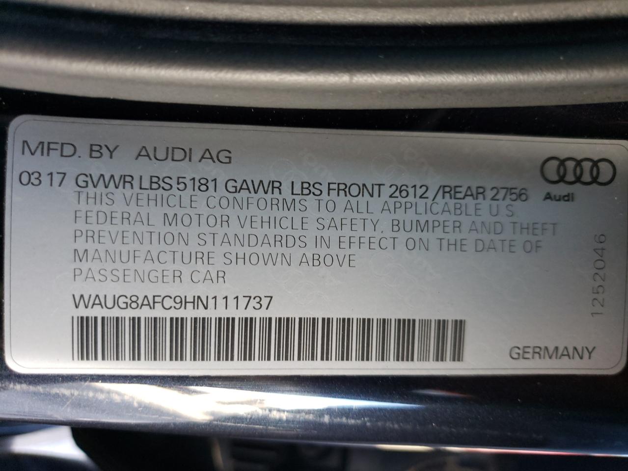 2017 Audi A6 - Image 12