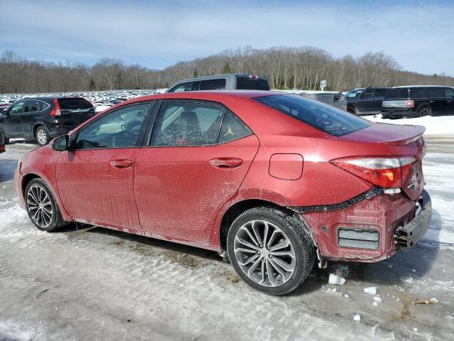  TOYOTA COROLLA 2016 Czerwony