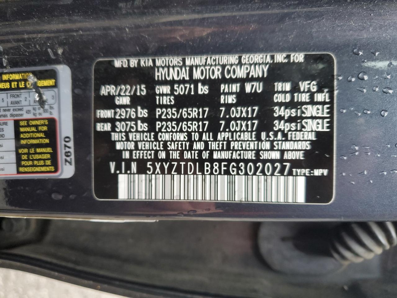 2015 Hyundai Santa Fe - Image 13