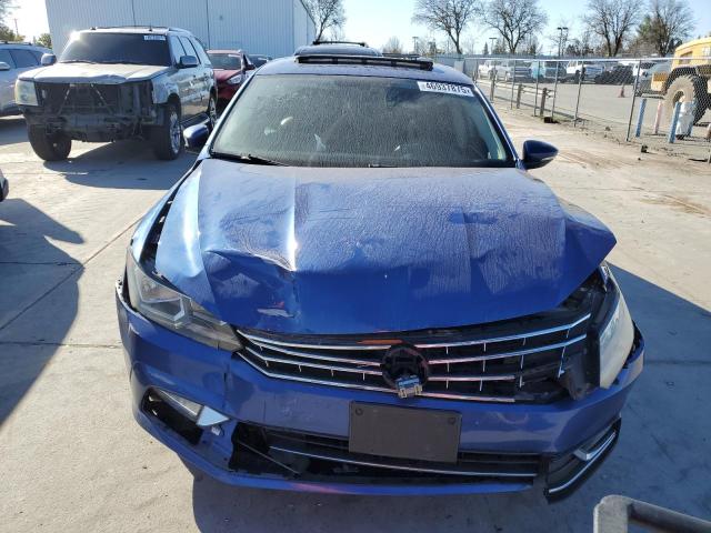  VOLKSWAGEN PASSAT 2016 Синий