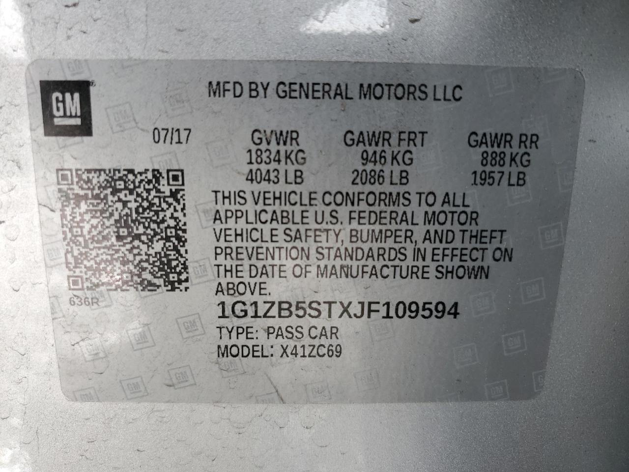 2018 Chevrolet Malibu - Image 12