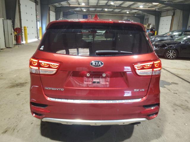  KIA SORENTO 2017 Красный