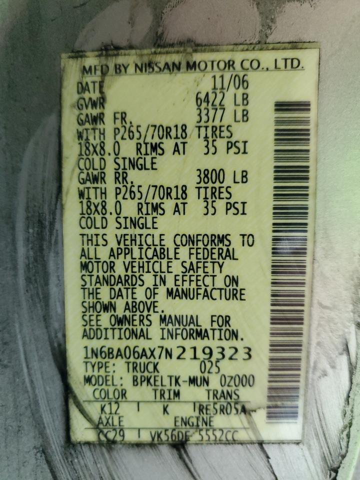 2007 Nissan Titan - Image 13