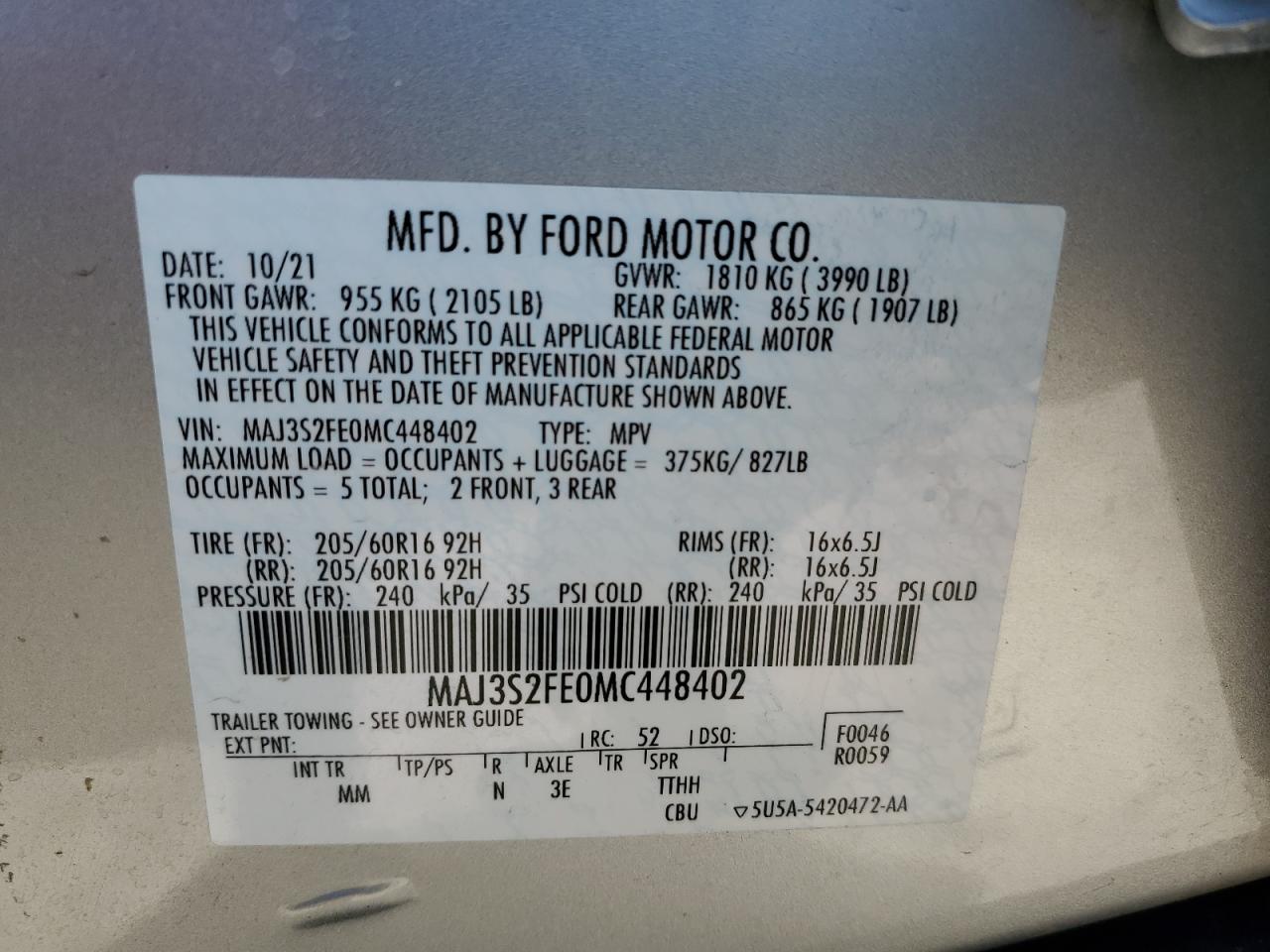 2021 Ford EcoSport - Image 13