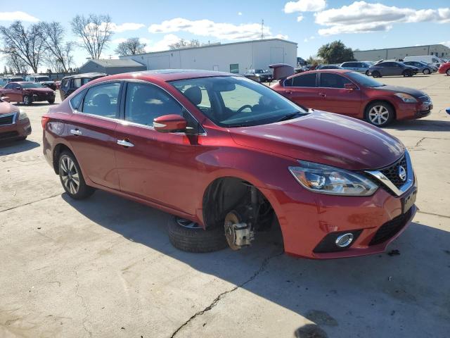  NISSAN SENTRA 2018 Красный