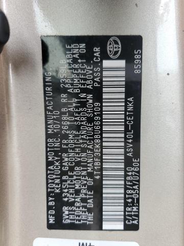 2011 TOYOTA CAMRY BASE  