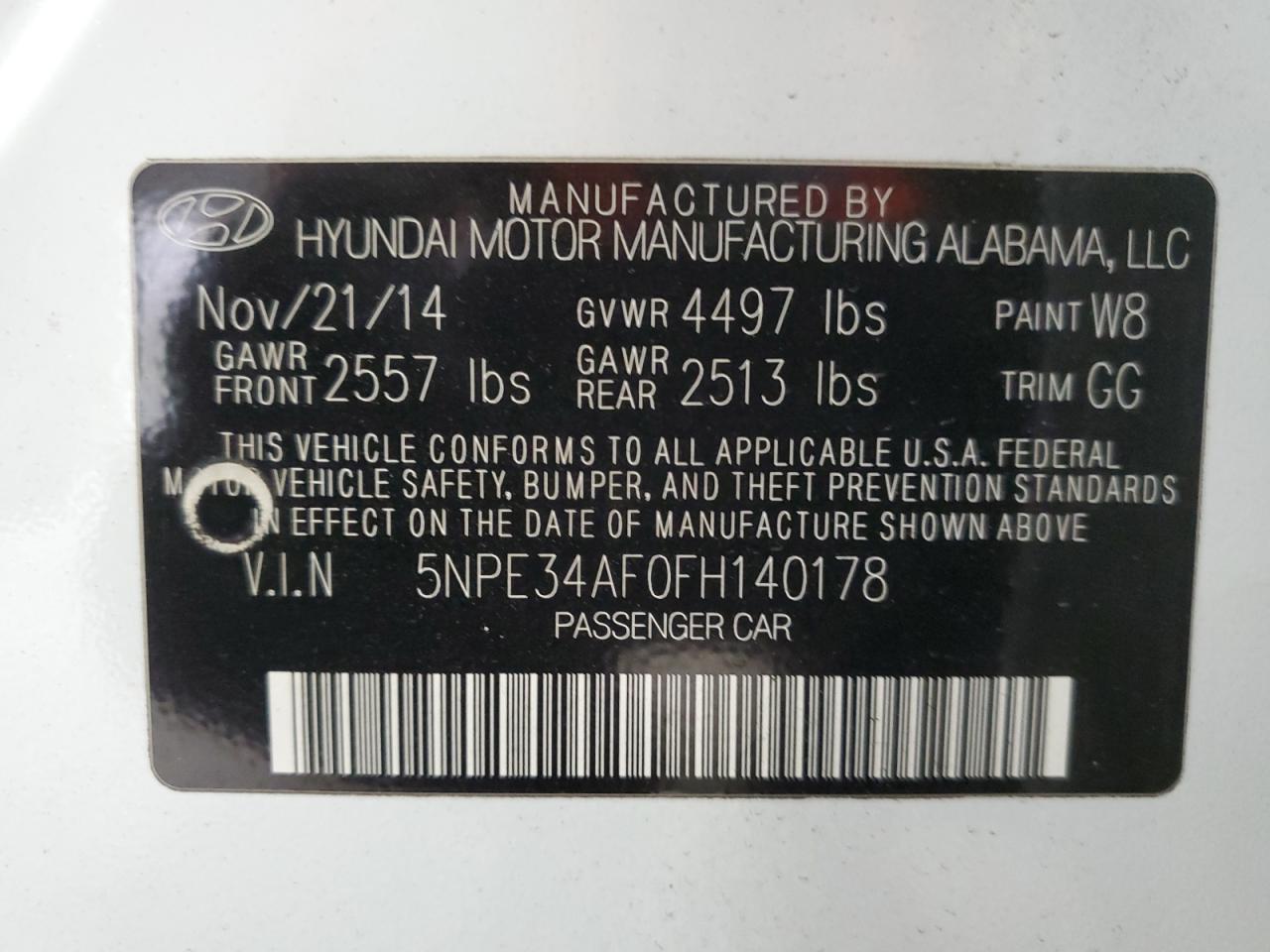 2015 Hyundai Sonata - Image 14
