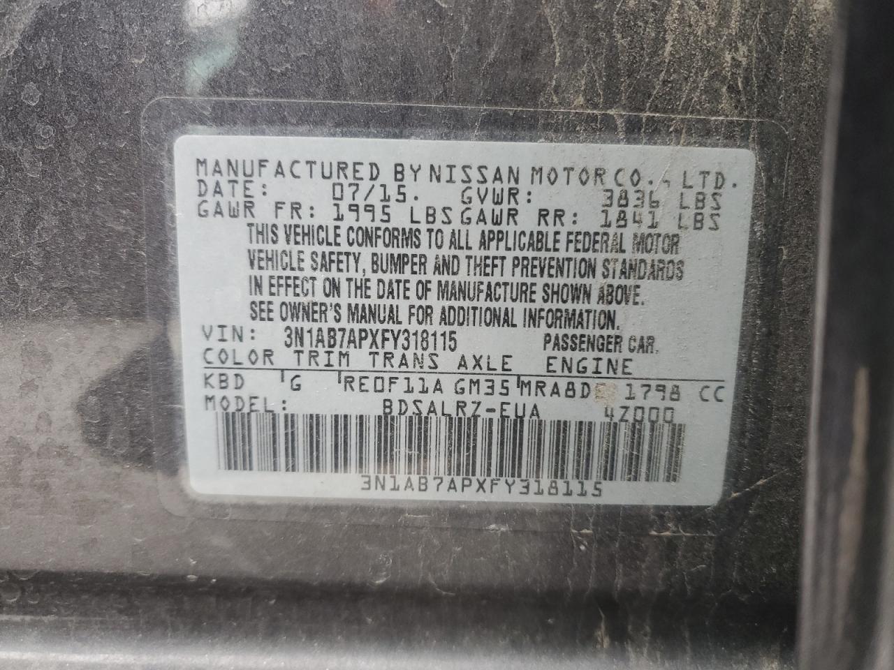 2015 Nissan Sentra - Image 12