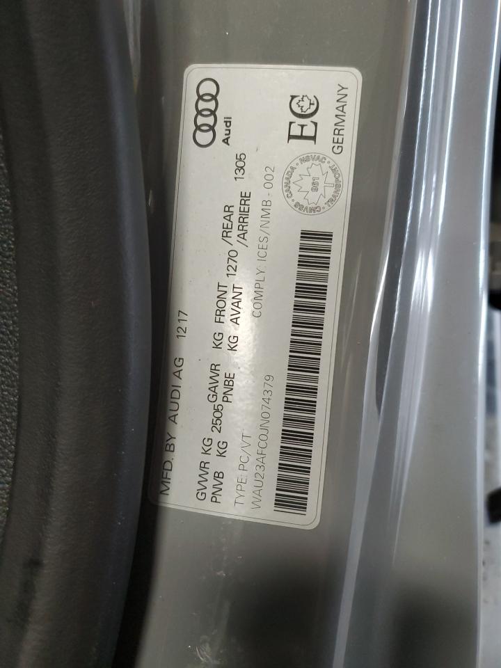 2018 Audi A7 Prestige VIN: WAU23AFC0JN074379 Lot: 44177605