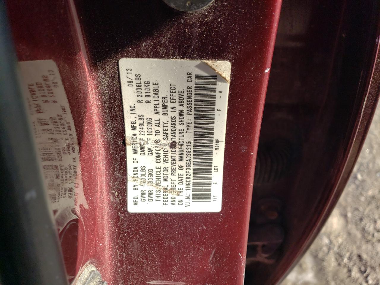 2014 Honda Accord - Image 13