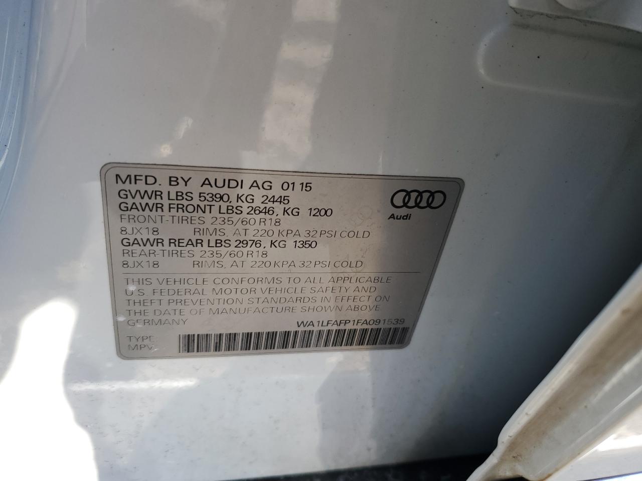 2015 Audi Q5 - Image 13