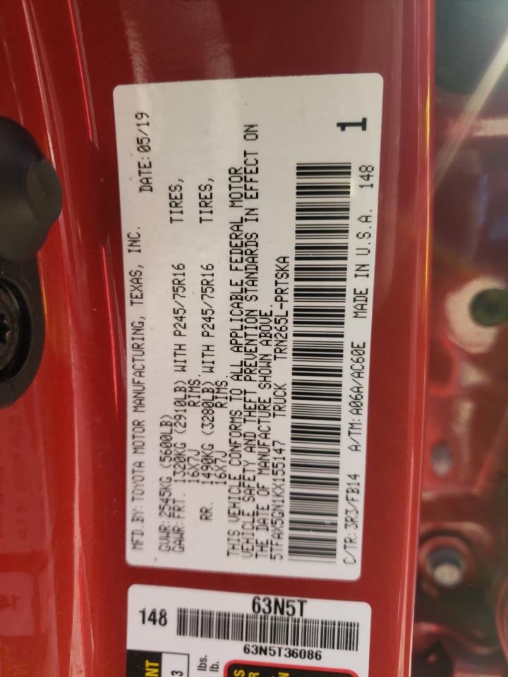 2019 Toyota Tacoma - Image 12