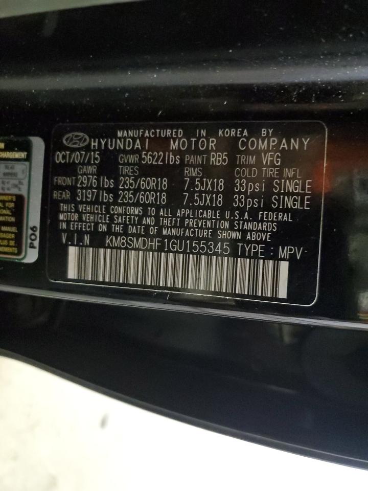 2016 Hyundai Santa Fe - Image 13