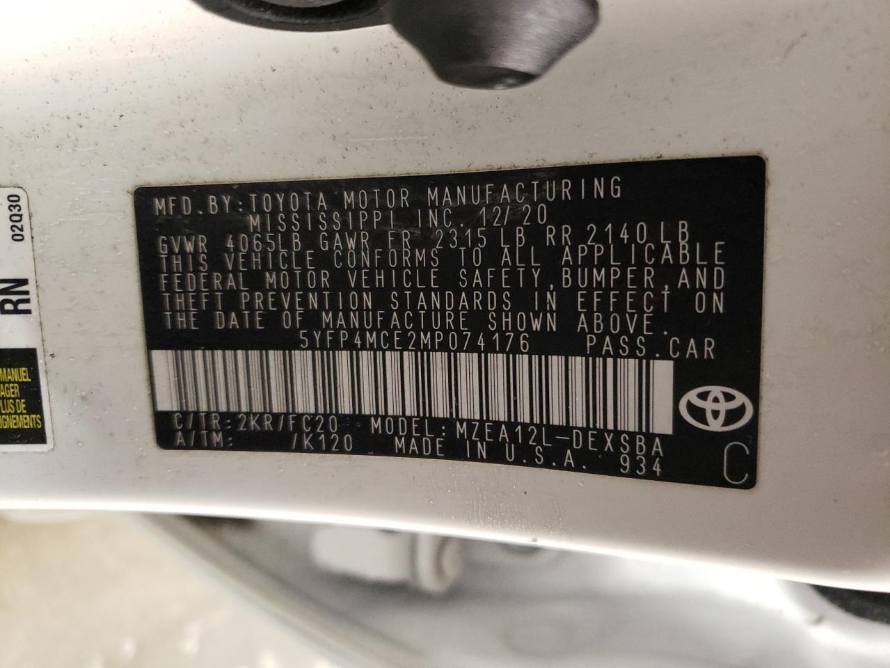 2021 Toyota Corolla - Image 12