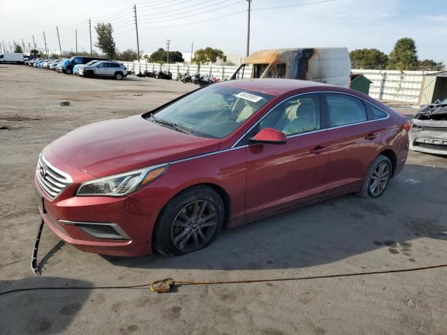 Sedans HYUNDAI SONATA 2016 Red