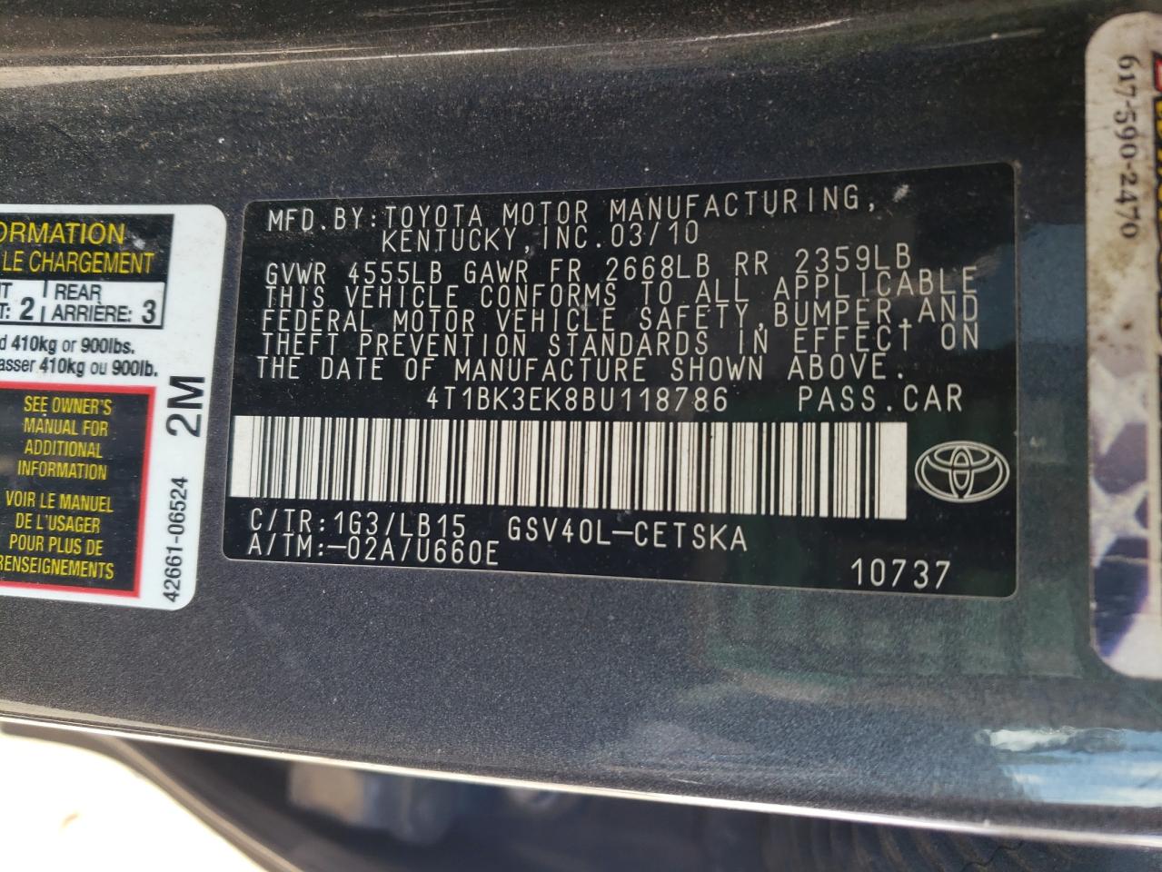 2011 Toyota Camry - Image 12