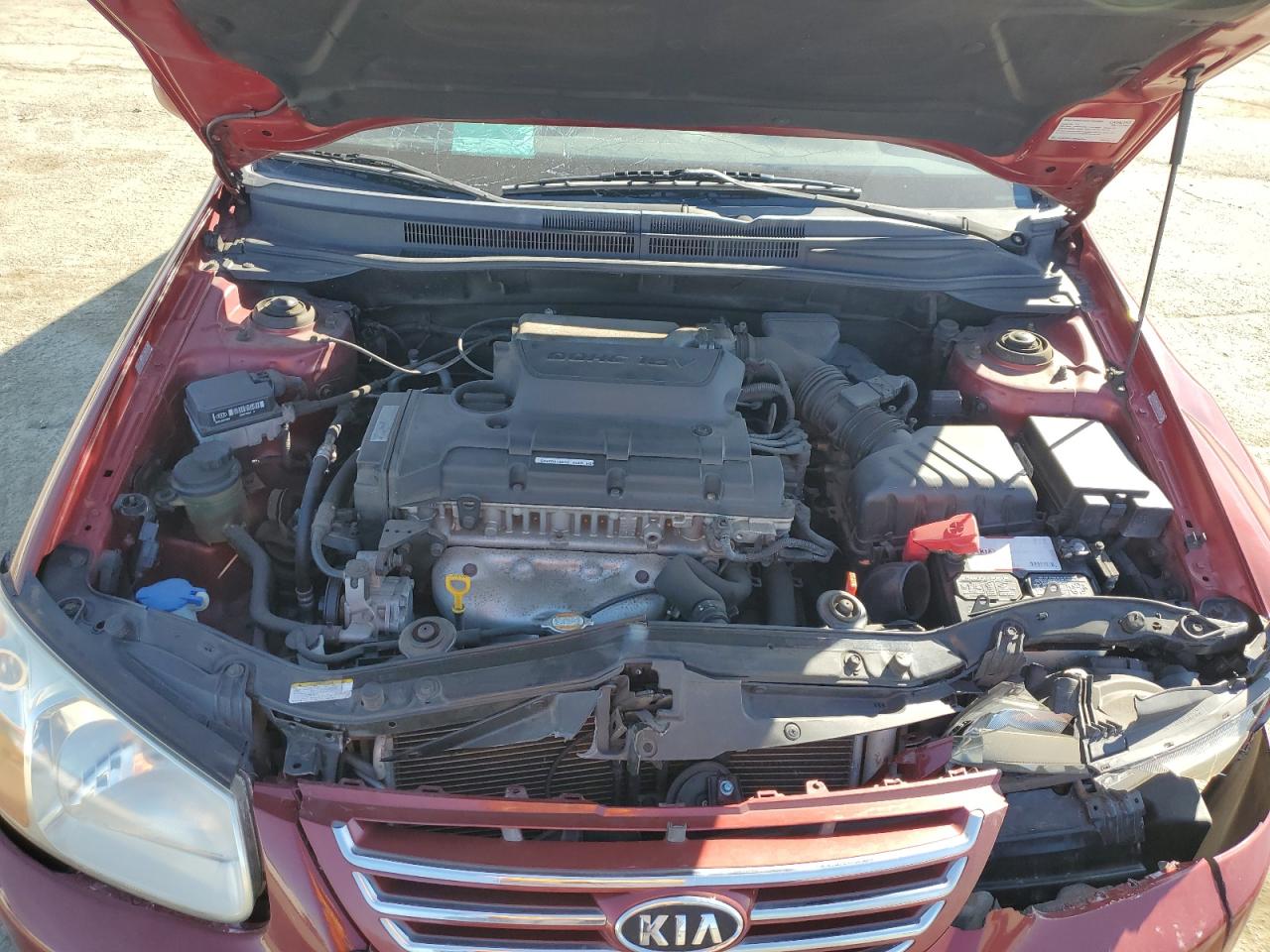 2007 Kia Spectra Ex VIN: KNAFE122775417514 Lot: 47394785