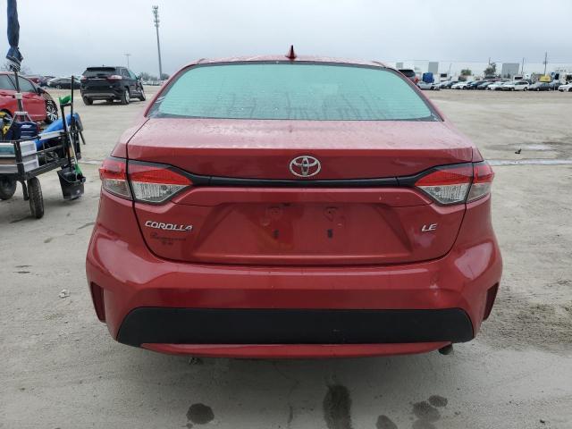  TOYOTA COROLLA 2021 Красный