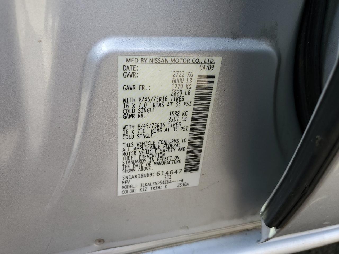 2009 Nissan Pathfinder - Image 14