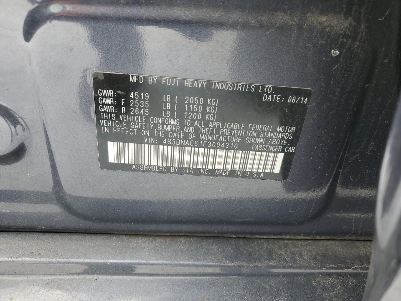 2015 Subaru Legacy - Image 13