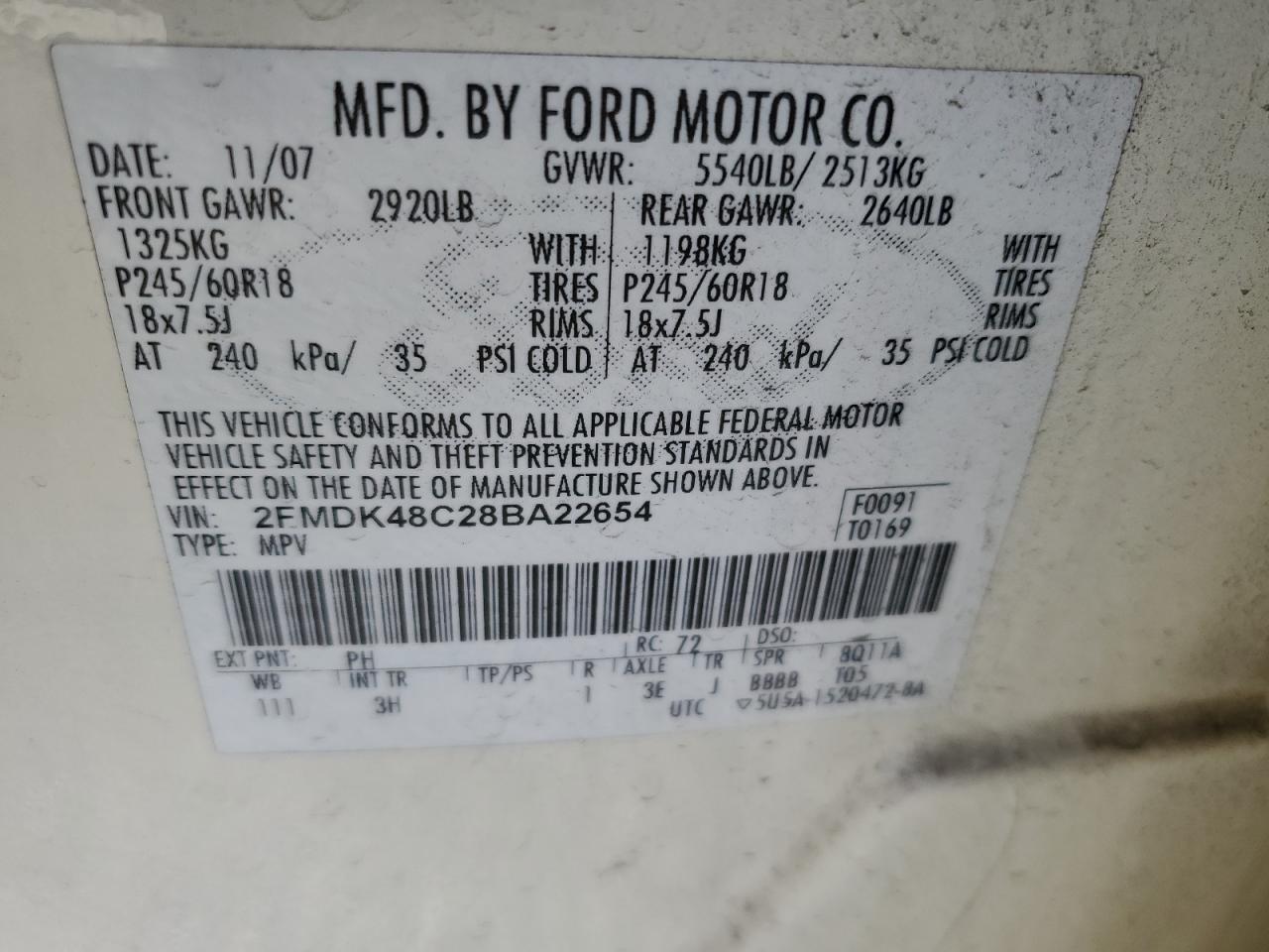 2008 Ford Edge - Image 13