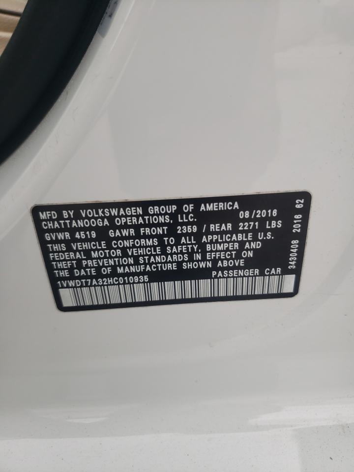 2017 Volkswagen Passat - Image 12