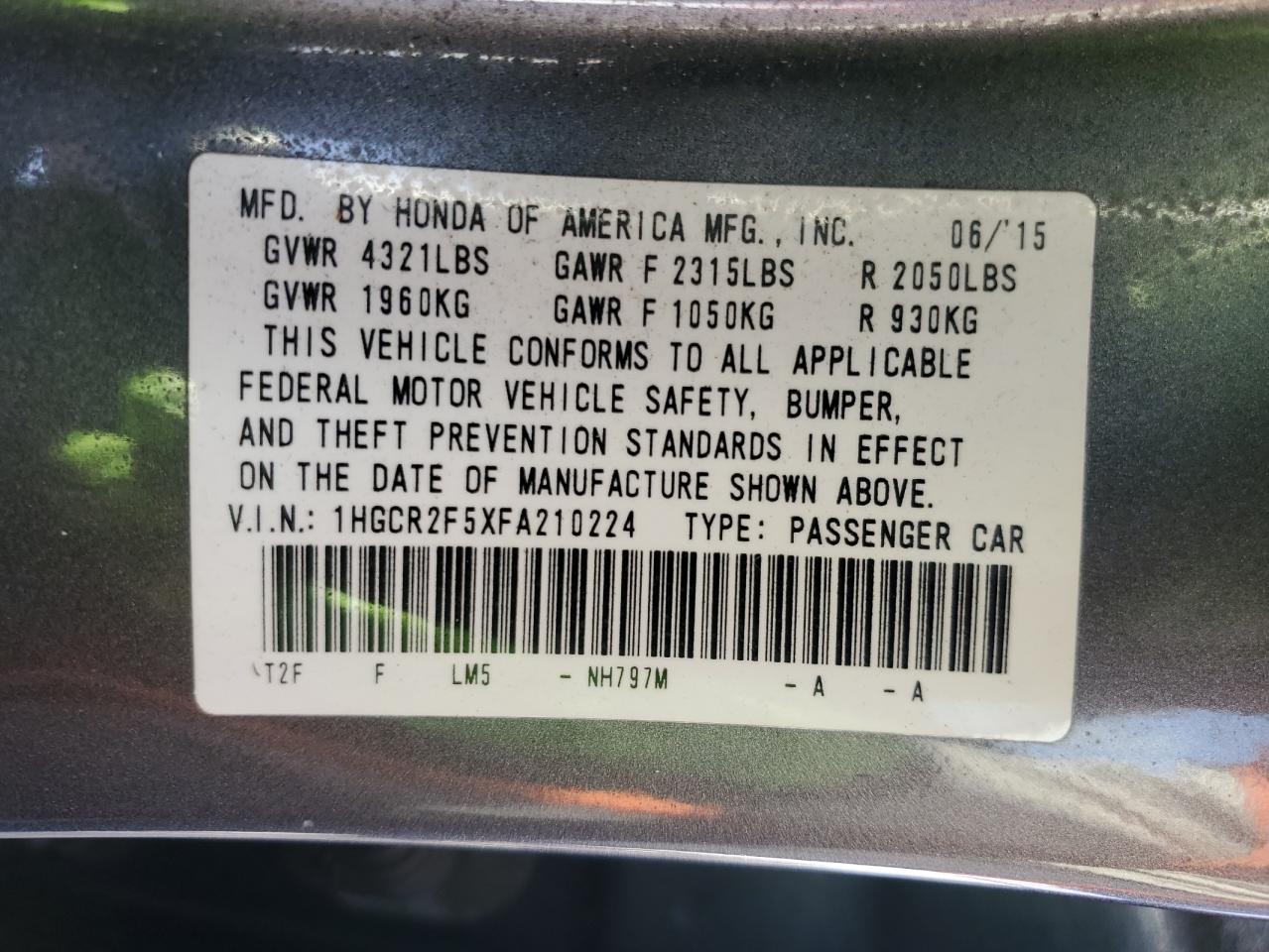 2015 Honda Accord - Image 12
