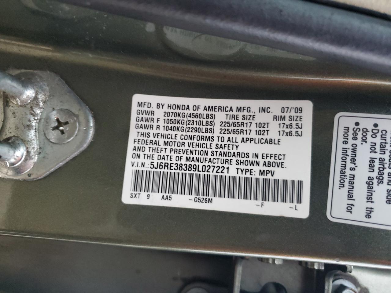 2009 Honda CR-V - Image 15