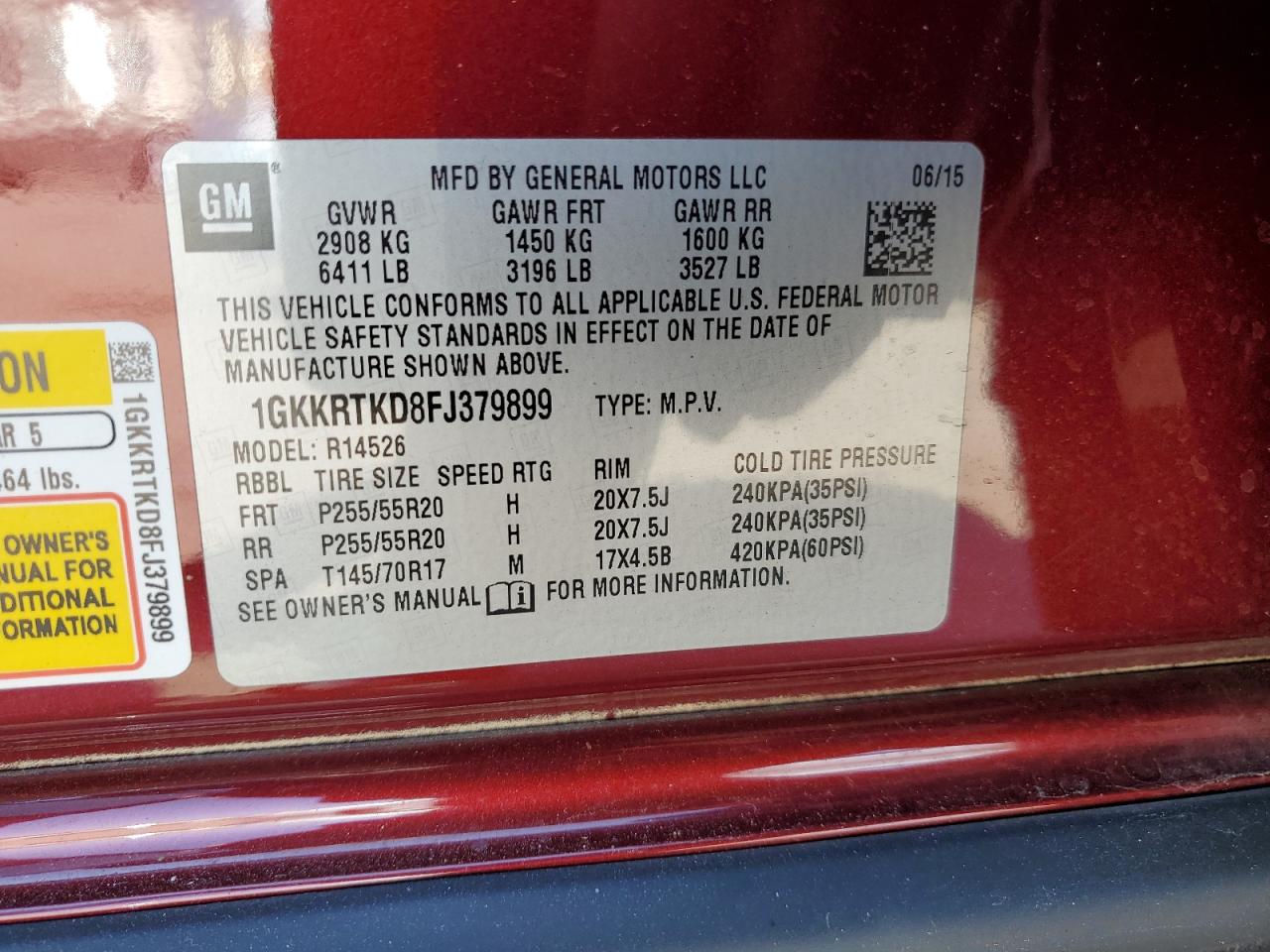 2015 GMC Acadia - Image 12