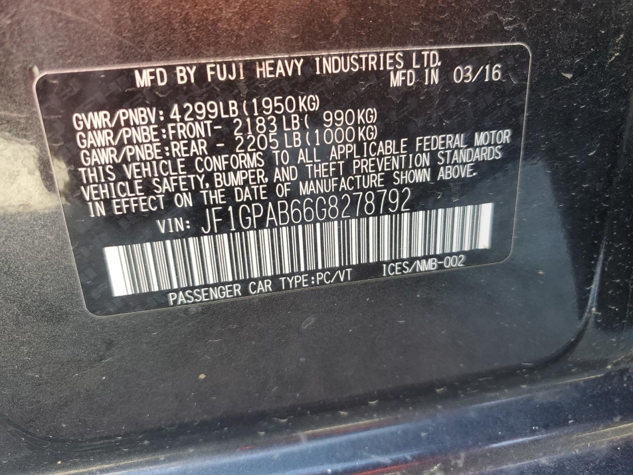 2016 Subaru Impreza - Image 13