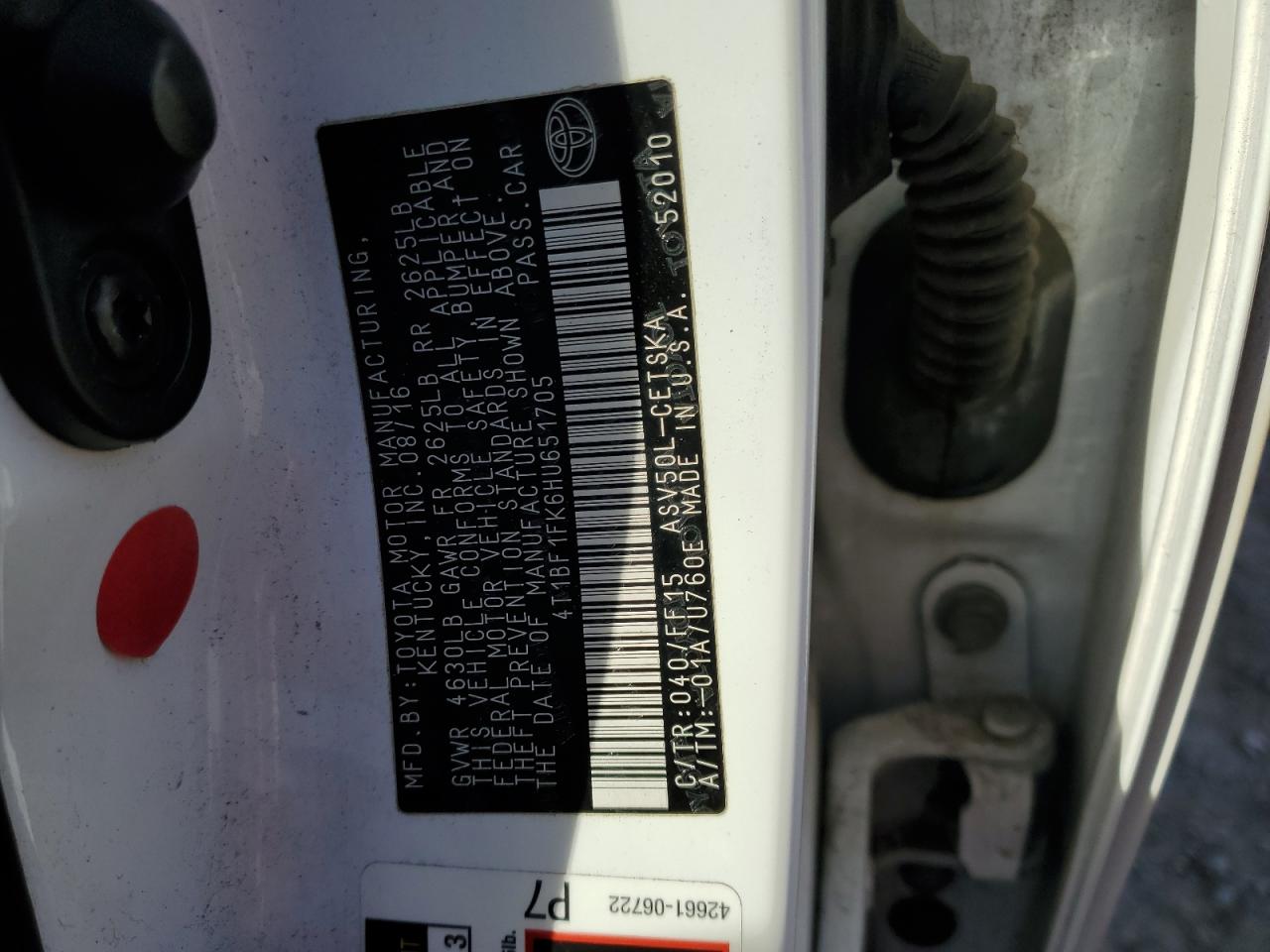 2017 Toyota Camry - Image 12
