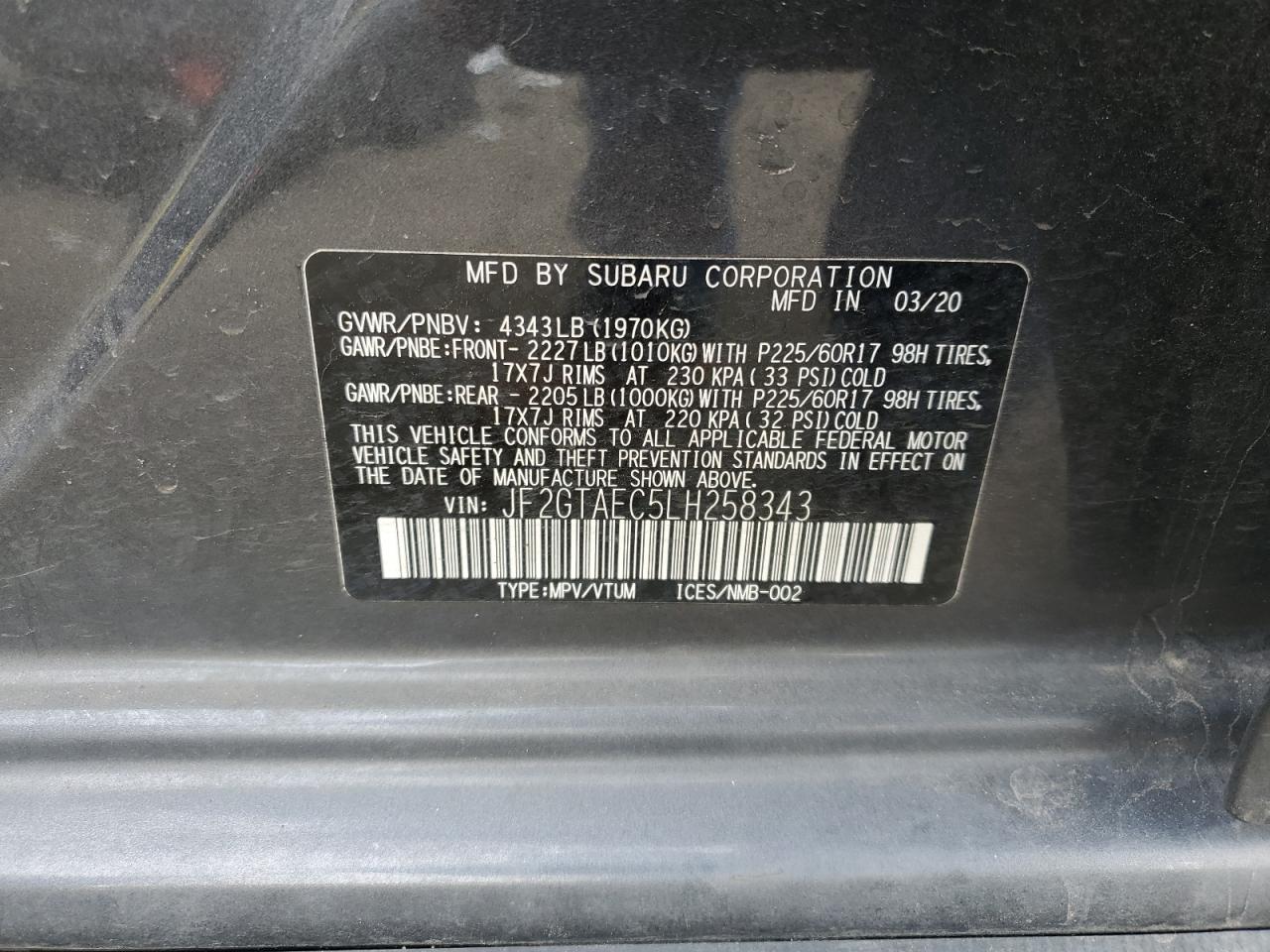 2020 Subaru XV - Image 13