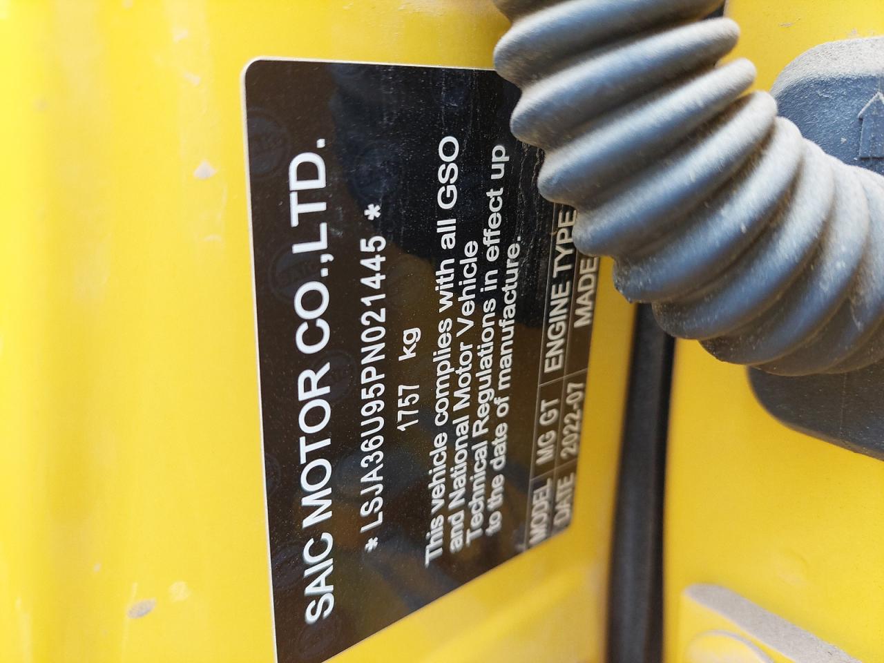 LSJA36U95PN021445 - 2023 Mg GT - #45820065