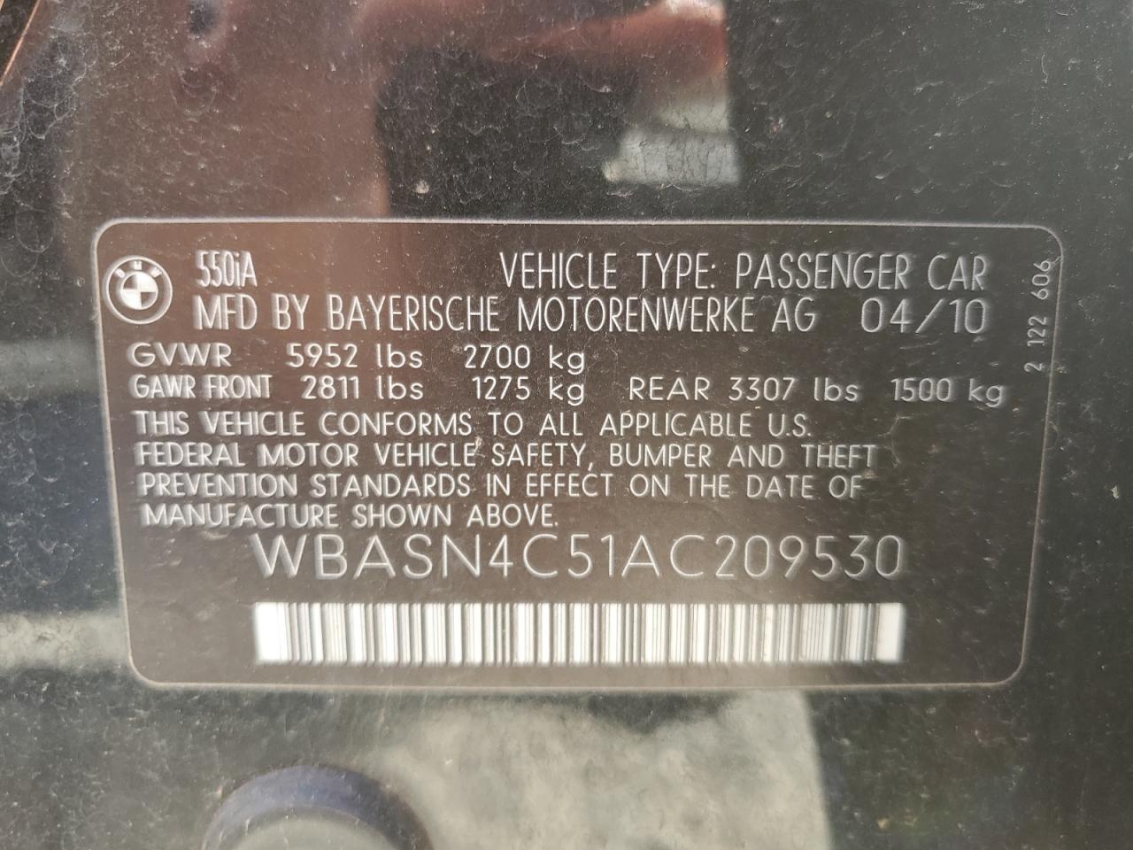 2010 BMW 5er - Image 12