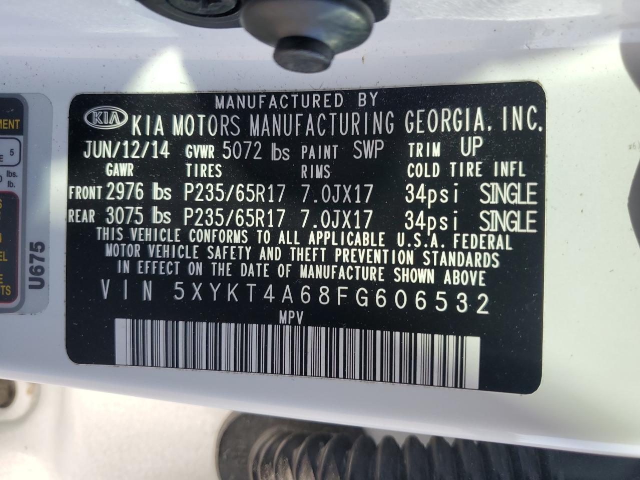 2015 Kia Sorento - Image 12