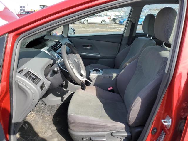 TOYOTA PRIUS 2012 Red