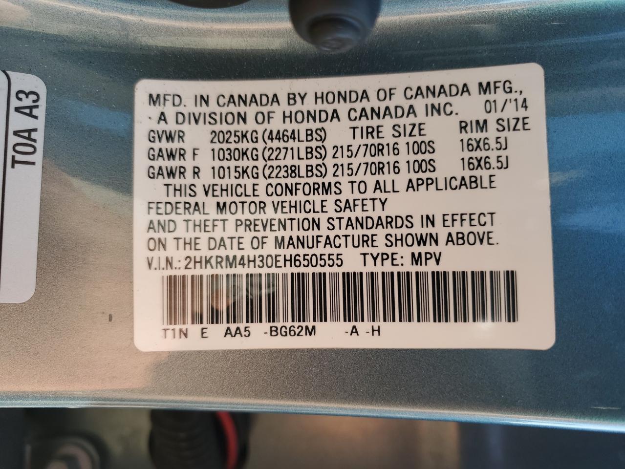 2014 Honda CR-V - Image 13
