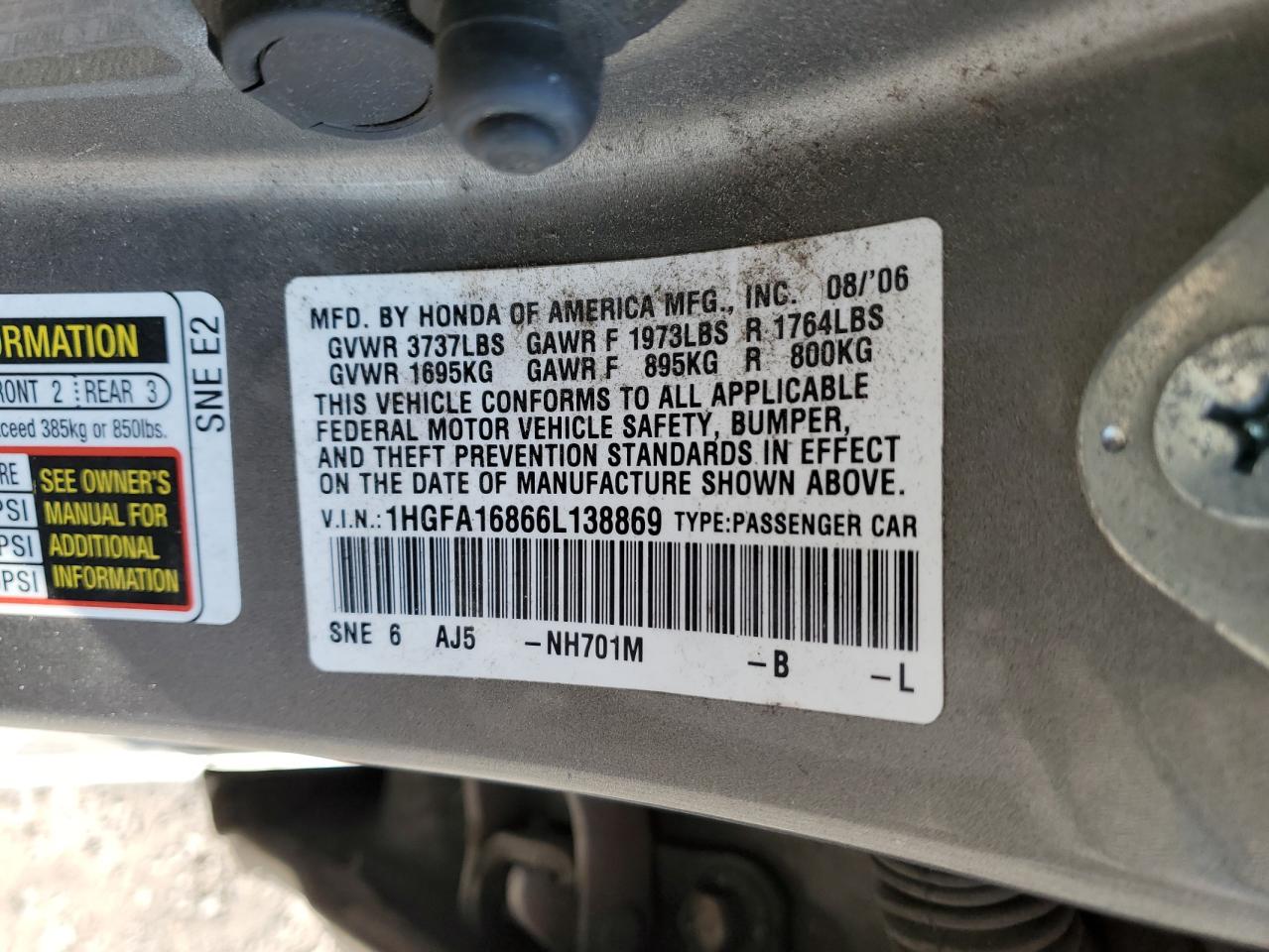 2006 Honda Civic - Image 12