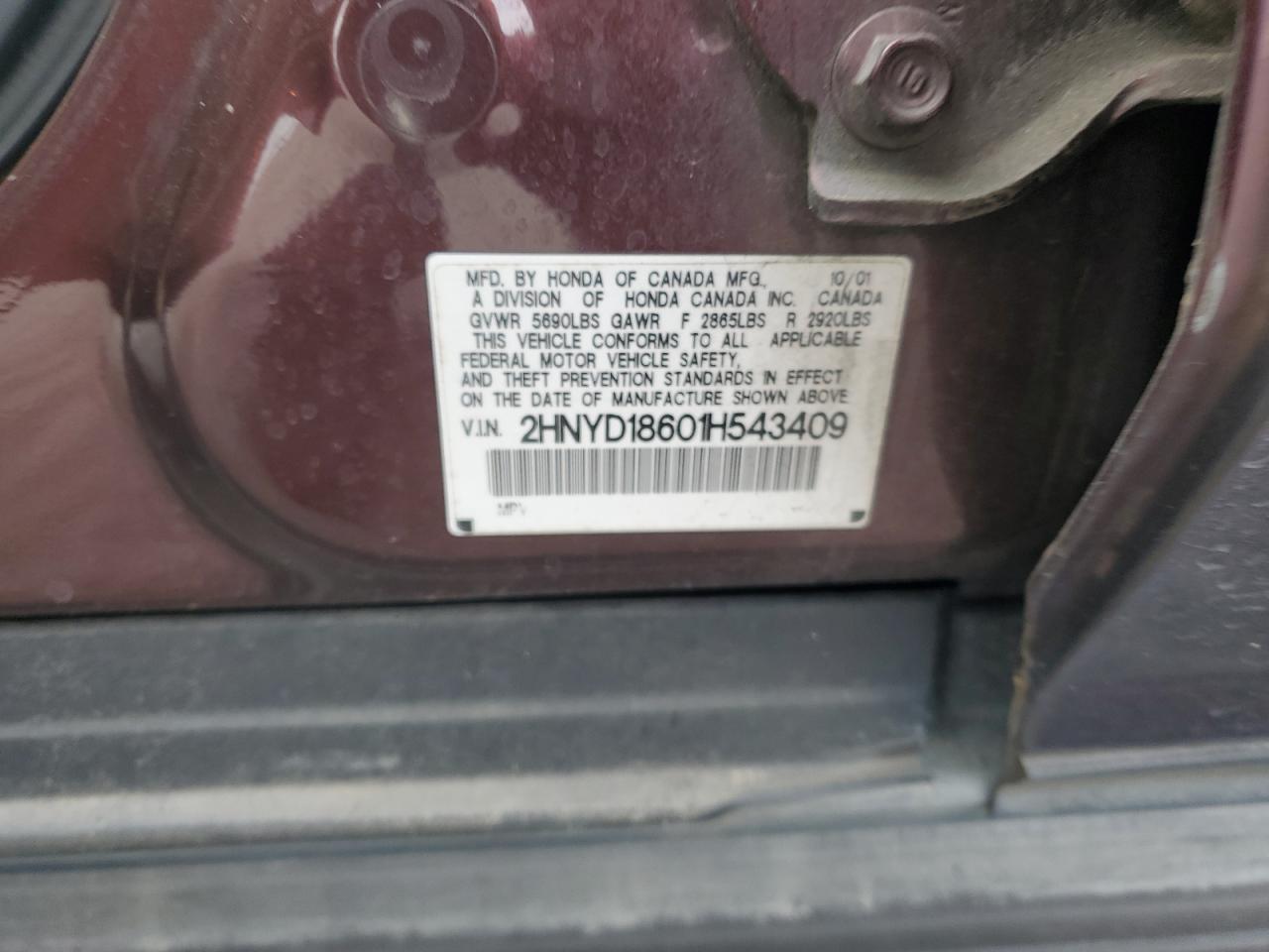 2001 Acura MDX - Image 13