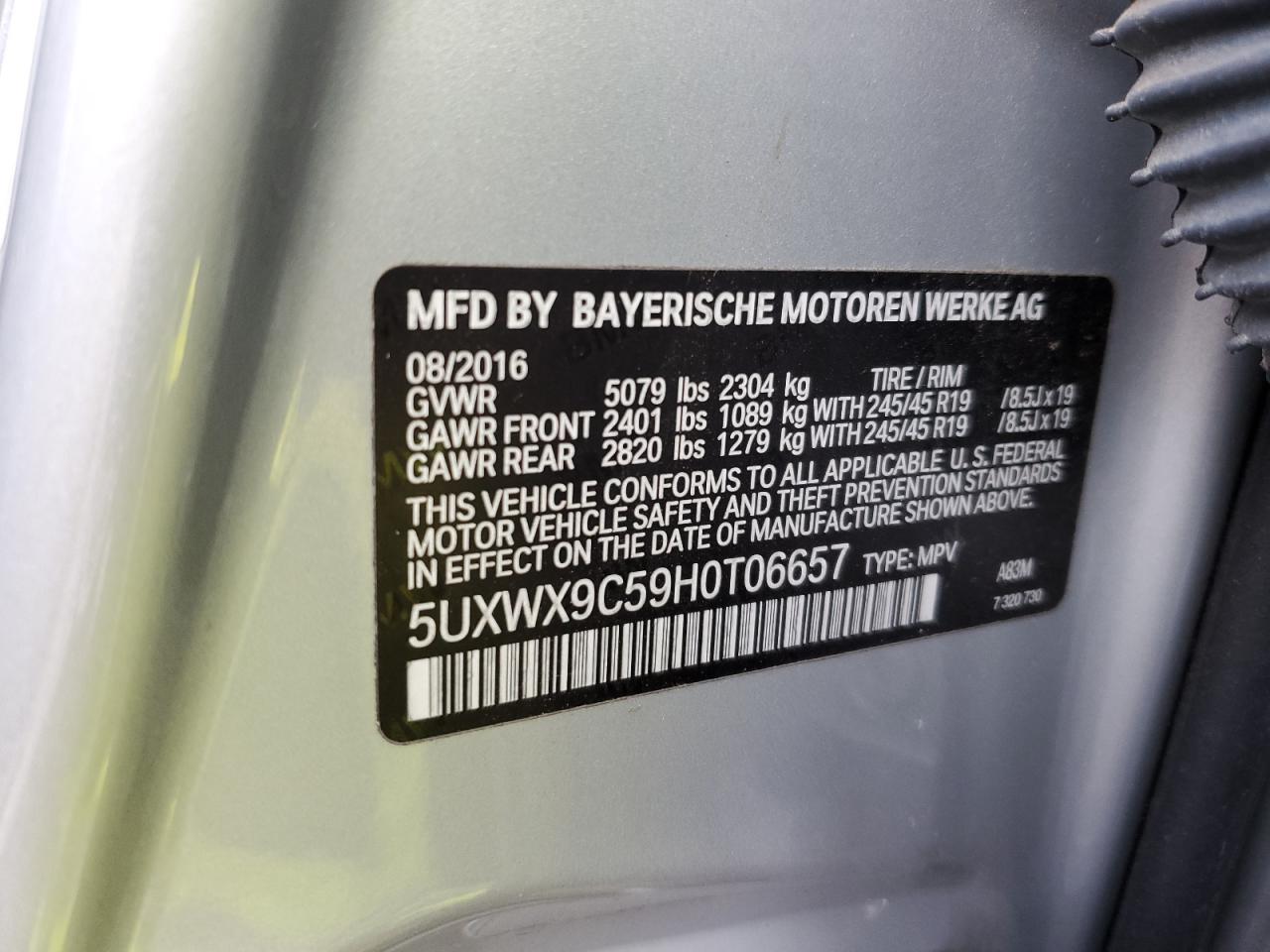 2017 BMW X3 - Image 13